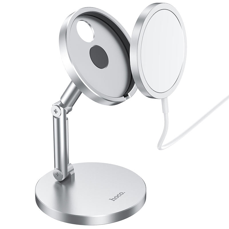 Hoco PH39 Daring Magnetic Desktop Stand for MagSafe Wireless Chargers – Adjustable Tabletop Holder