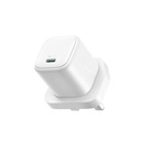 Joyroom TCG15 GaN 30W Compact Wall Charger – USB-C PD, UK Plug (White)