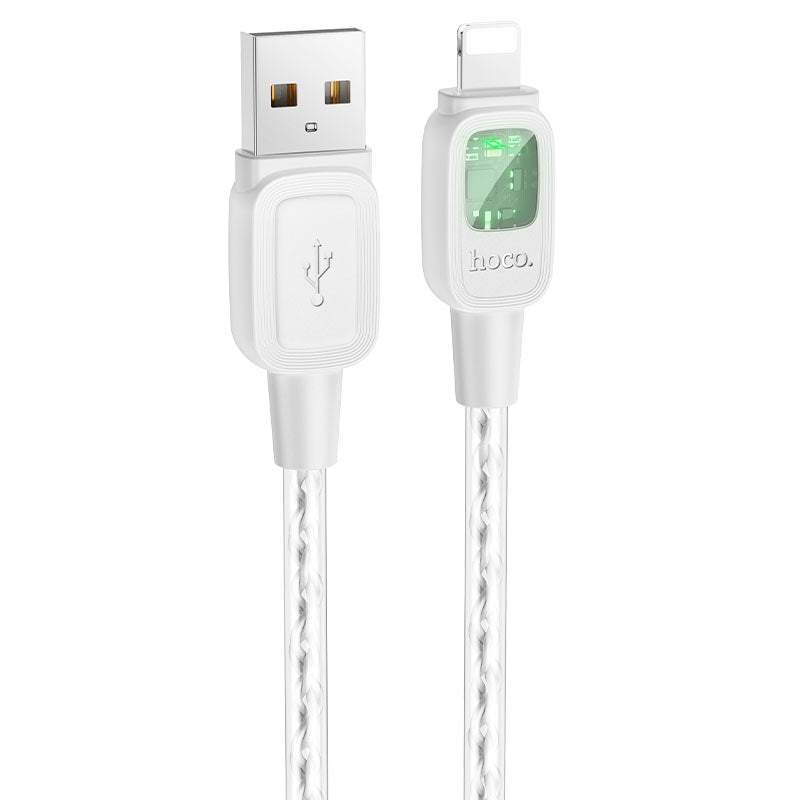 Hoco U124 Stone Silicone Smart Auto Power-Off Cable for iPhone