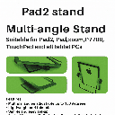 Foldable Multi-Angle Tablet Stand – Universal Holder for iPad & Android Tablets up to 12.9"