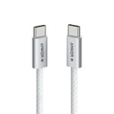 Anker 240W USB-C to USB-C Cable (3ft, Upcycled Braided) – White